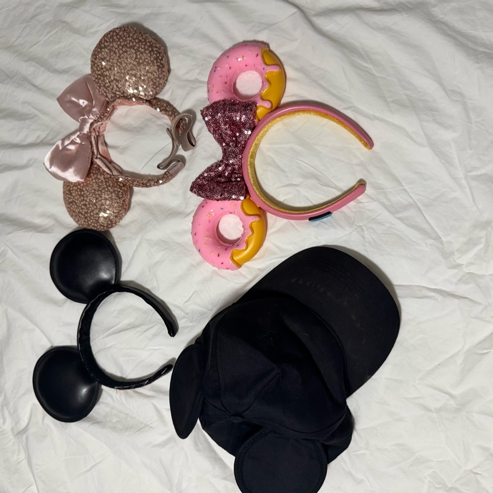 Lot/bundle of Disney Mickey ear headbands